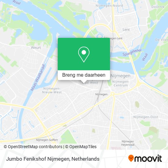 Jumbo Fenikshof Nijmegen kaart