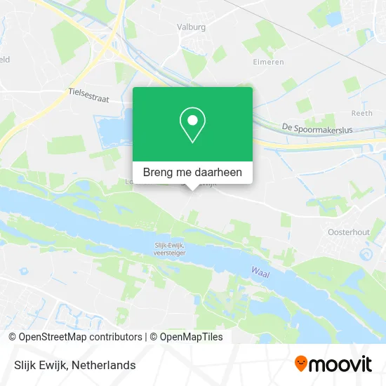 Slijk Ewijk kaart
