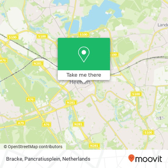 Bracke, Pancratiusplein kaart