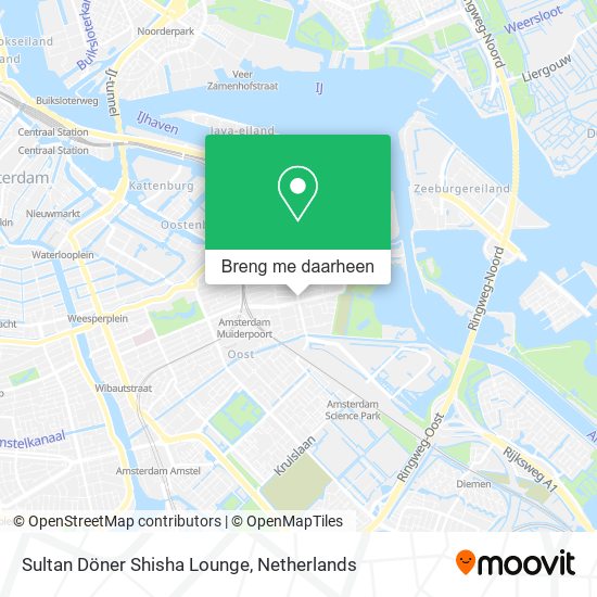 Sultan Döner Shisha Lounge kaart