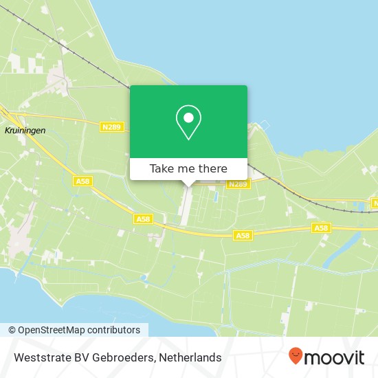 Weststrate BV Gebroeders kaart