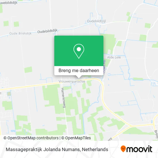 Massagepraktijk Jolanda Numans kaart