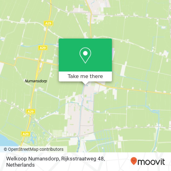 Welkoop Numansdorp, Rijksstraatweg 48 kaart
