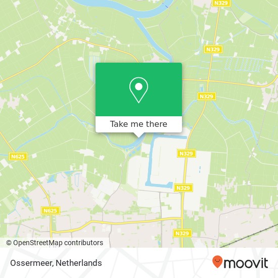 Ossermeer kaart