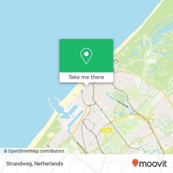 Strandweg, 2586 AE Scheveningen kaart