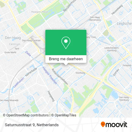 Saturnusstraat 9 kaart
