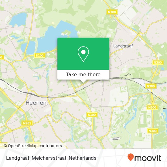 Landgraaf, Melchersstraat kaart