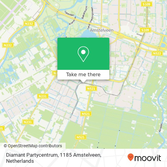 Diamant Partycentrum, 1185 Amstelveen kaart