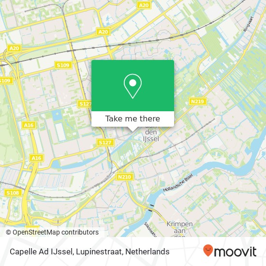Capelle Ad IJssel, Lupinestraat kaart