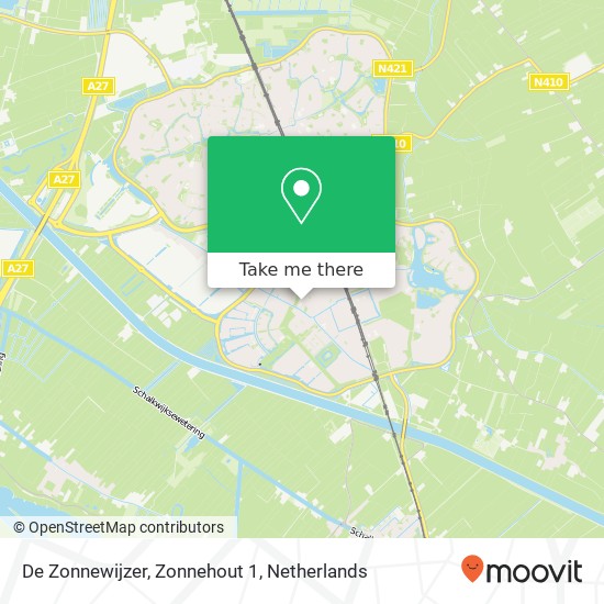 De Zonnewijzer, Zonnehout 1 kaart