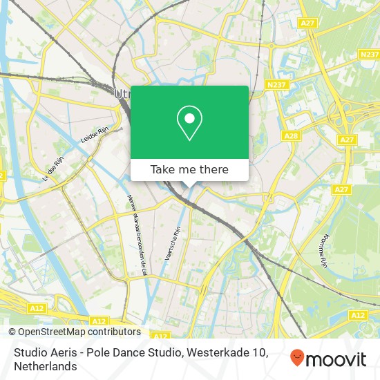 Studio Aeris - Pole Dance Studio, Westerkade 10 kaart