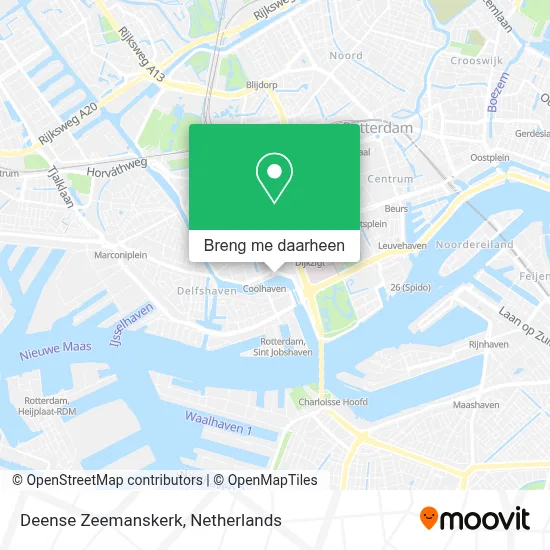 Deense Zeemanskerk kaart