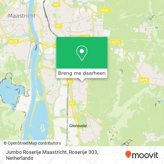 Jumbo Roserije Maastricht, Roserije 303 kaart