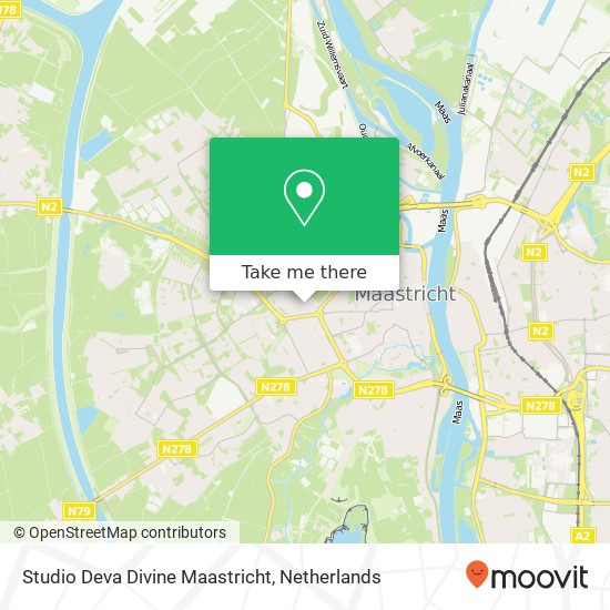 Studio Deva Divine Maastricht, Victor de Stuersstraat 15 kaart