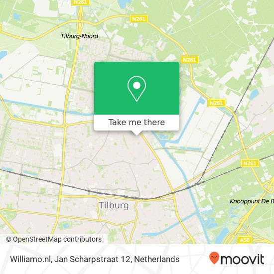 Williamo.nl, Jan Scharpstraat 12 kaart