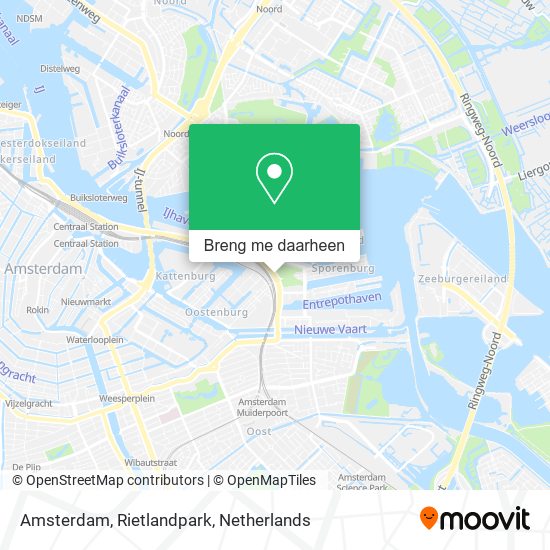 Amsterdam, Rietlandpark kaart