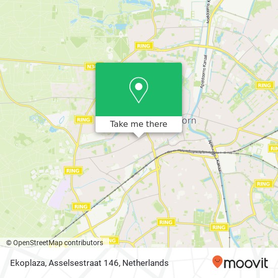 Ekoplaza, Asselsestraat 146 kaart