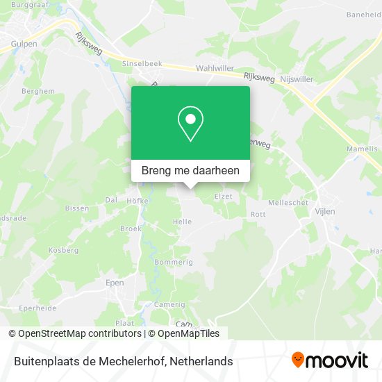 Buitenplaats de Mechelerhof kaart