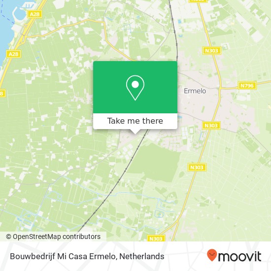 Bouwbedrijf Mi Casa Ermelo kaart