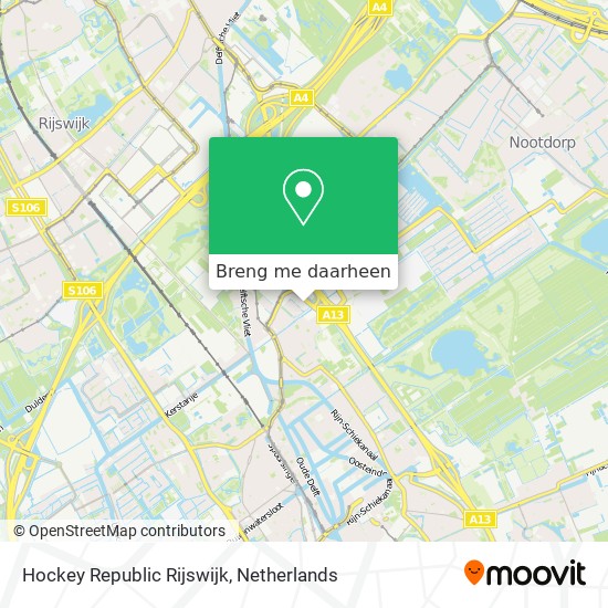 Hockey Republic Rijswijk kaart