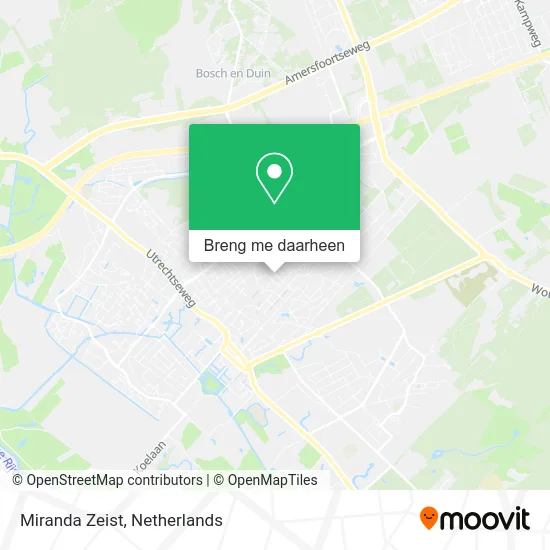 Miranda Zeist kaart