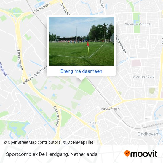 Sportcomplex De Herdgang kaart