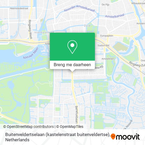 Buitenveldertselaan (kastelenstraat buitenveldertse) kaart