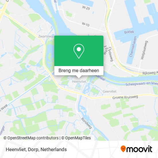 Heenvliet, Dorp kaart