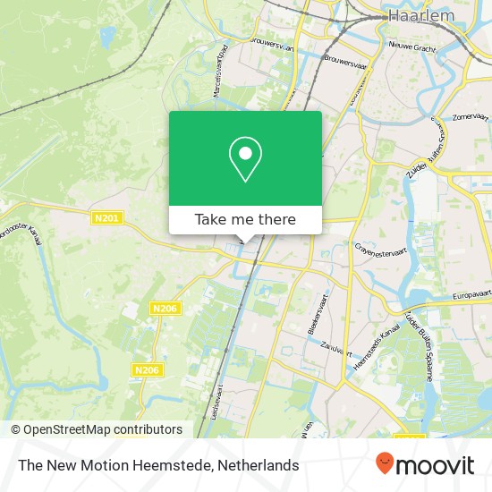 The New Motion Heemstede kaart