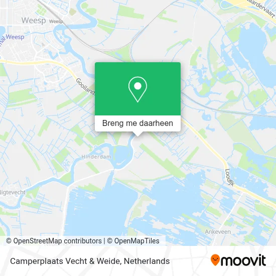 Camperplaats Vecht & Weide kaart