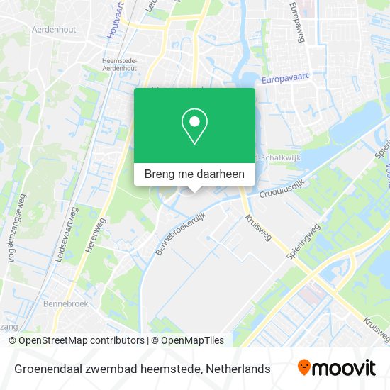 Groenendaal zwembad heemstede kaart
