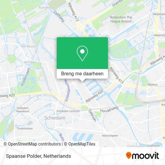 Spaanse Polder kaart