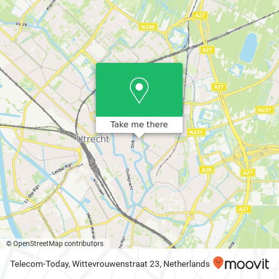 Telecom-Today, Wittevrouwenstraat 23 kaart