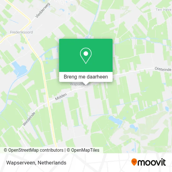 Wapserveen kaart