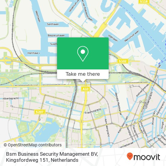 Bsm Business Security Management BV, Kingsfordweg 151 kaart