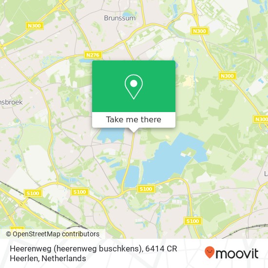 Heerenweg (heerenweg buschkens), 6414 CR Heerlen kaart