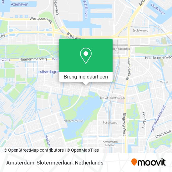 Amsterdam, Slotermeerlaan kaart