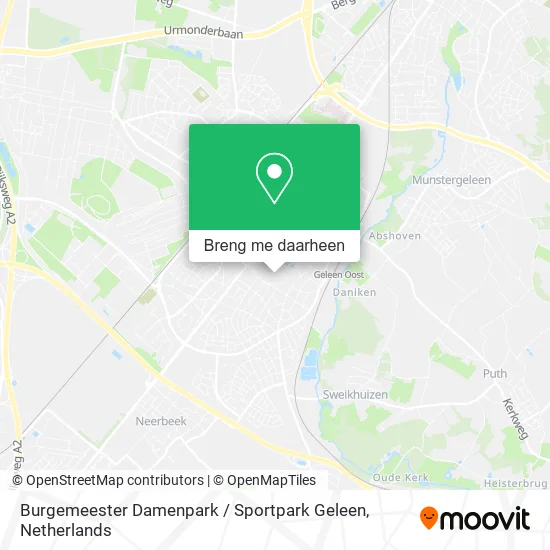 Burgemeester Damenpark / Sportpark Geleen kaart