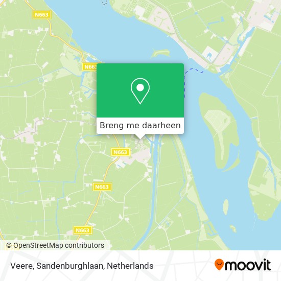 Veere, Sandenburghlaan kaart