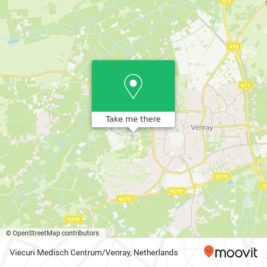 Viecuri Medisch Centrum / Venray, Merseloseweg 130 kaart