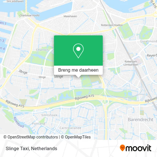 Slinge Taxi kaart