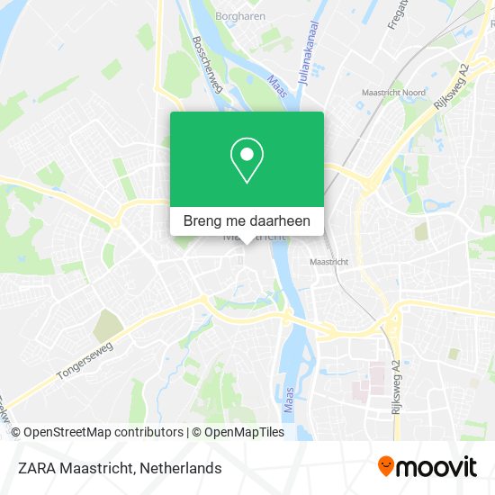 ZARA Maastricht kaart