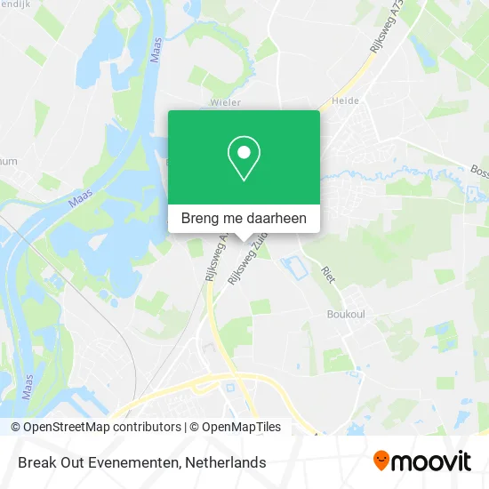 Break Out Evenementen kaart