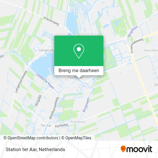 Station ter Aar kaart