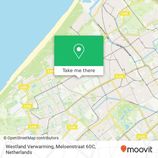 Westland Verwarming, Meloenstraat 60C kaart