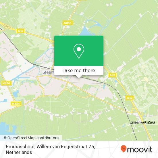 Emmaschool, Willem van Engenstraat 75 kaart