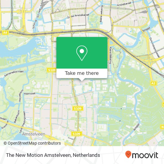 The New Motion Amstelveen kaart
