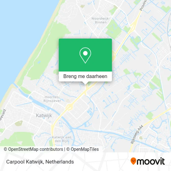 Carpool Katwijk kaart