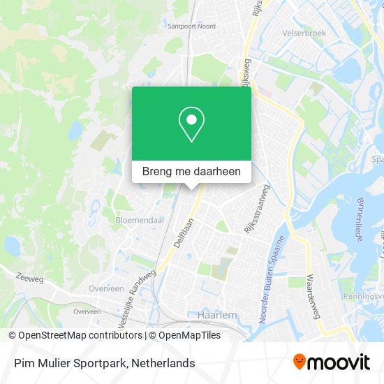 Pim Mulier Sportpark kaart