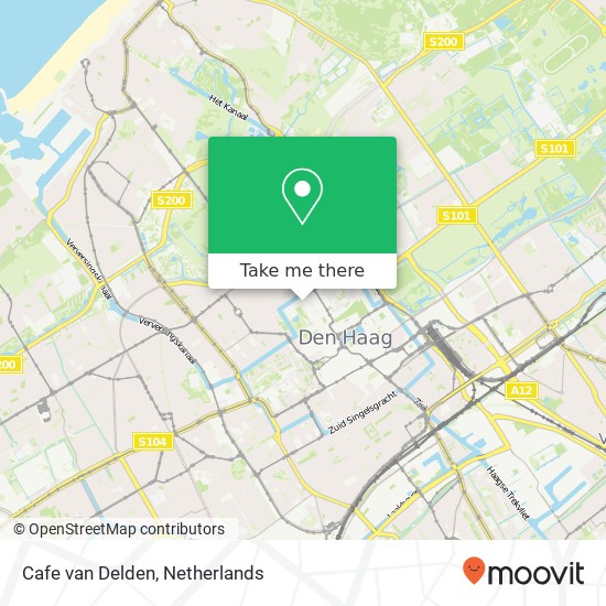 Cafe van Delden, Noordeinde 137 kaart